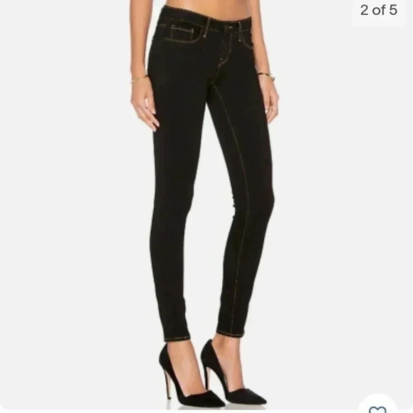 L'AGENCE 'Chantal' Low-Rise Skinny Jeans, Angelina - Picture 3 of 13